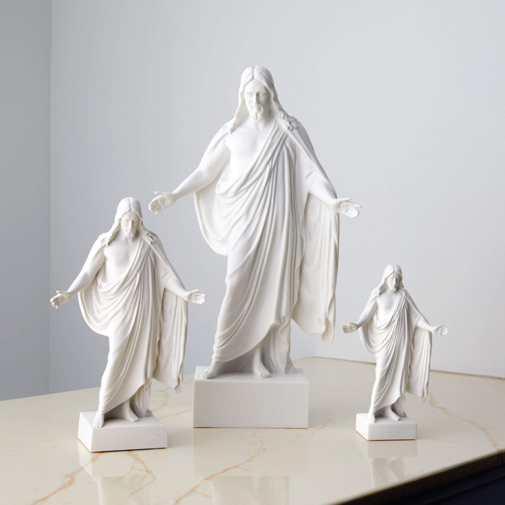 Deseret Book - BELOSOL - Christus Statue - Christian Decor - Jesus Statue - Jesus Home Decor - Inspirational Sculpture - Christian Living - 12" - Image 5