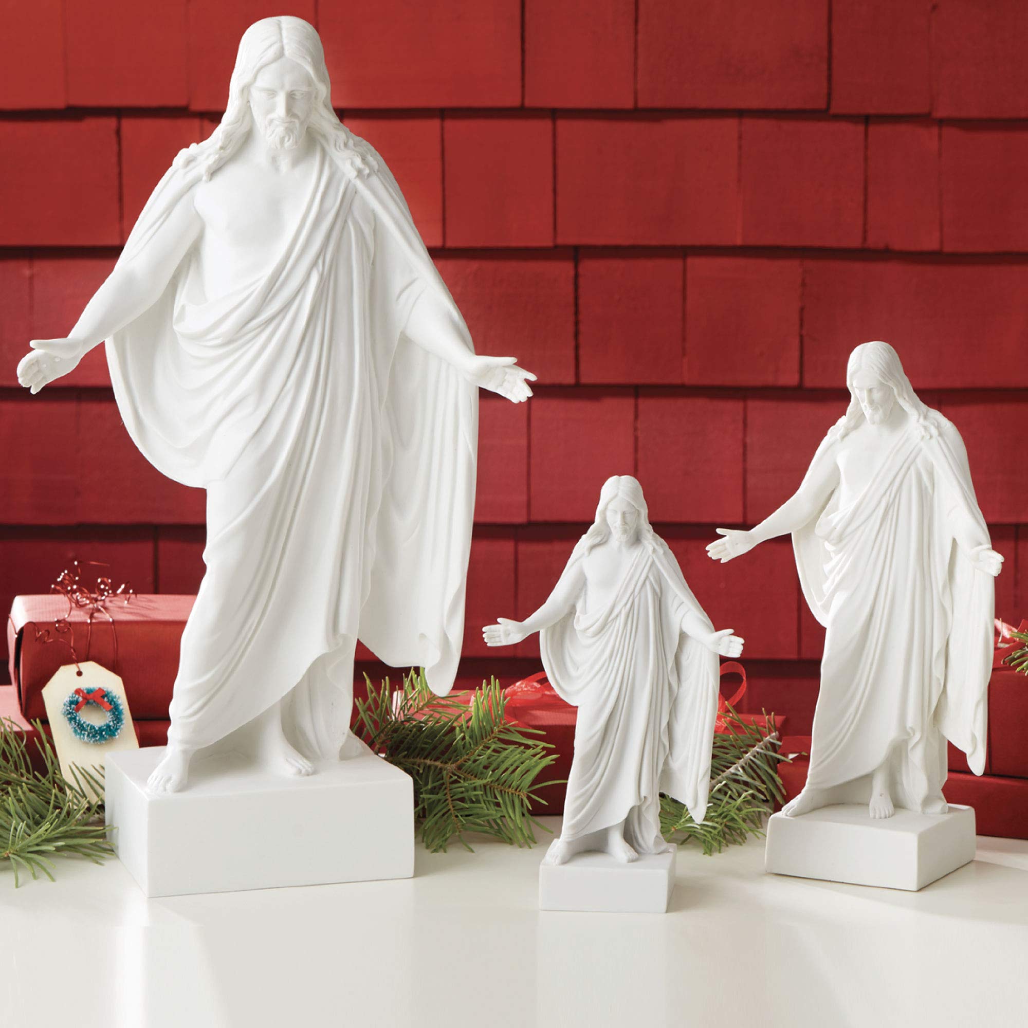 Deseret Book - BELOSOL - Christus Statue - Christian Decor - Jesus Statue - Jesus Home Decor - Inspirational Sculpture - Christian Living - 12" - Image 7