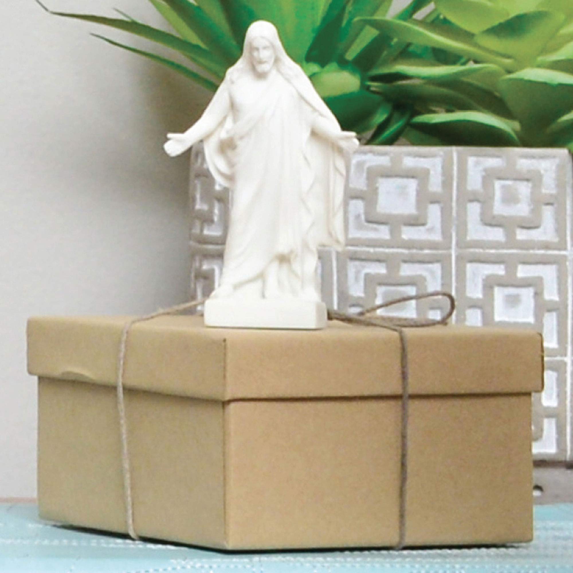 Deseret Book Company - Covenant Christus Statue - Jesus Sculpture - Christian Living - Easter Decor - Home Decorations (3 inch) - Image 5