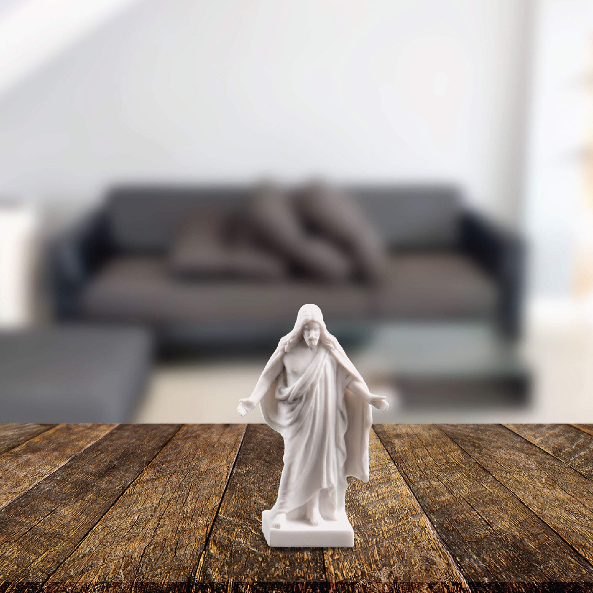 Deseret Book Company - Covenant Christus Statue - Jesus Sculpture - Christian Living - Easter Decor - Home Decorations (3 inch) - Image 7