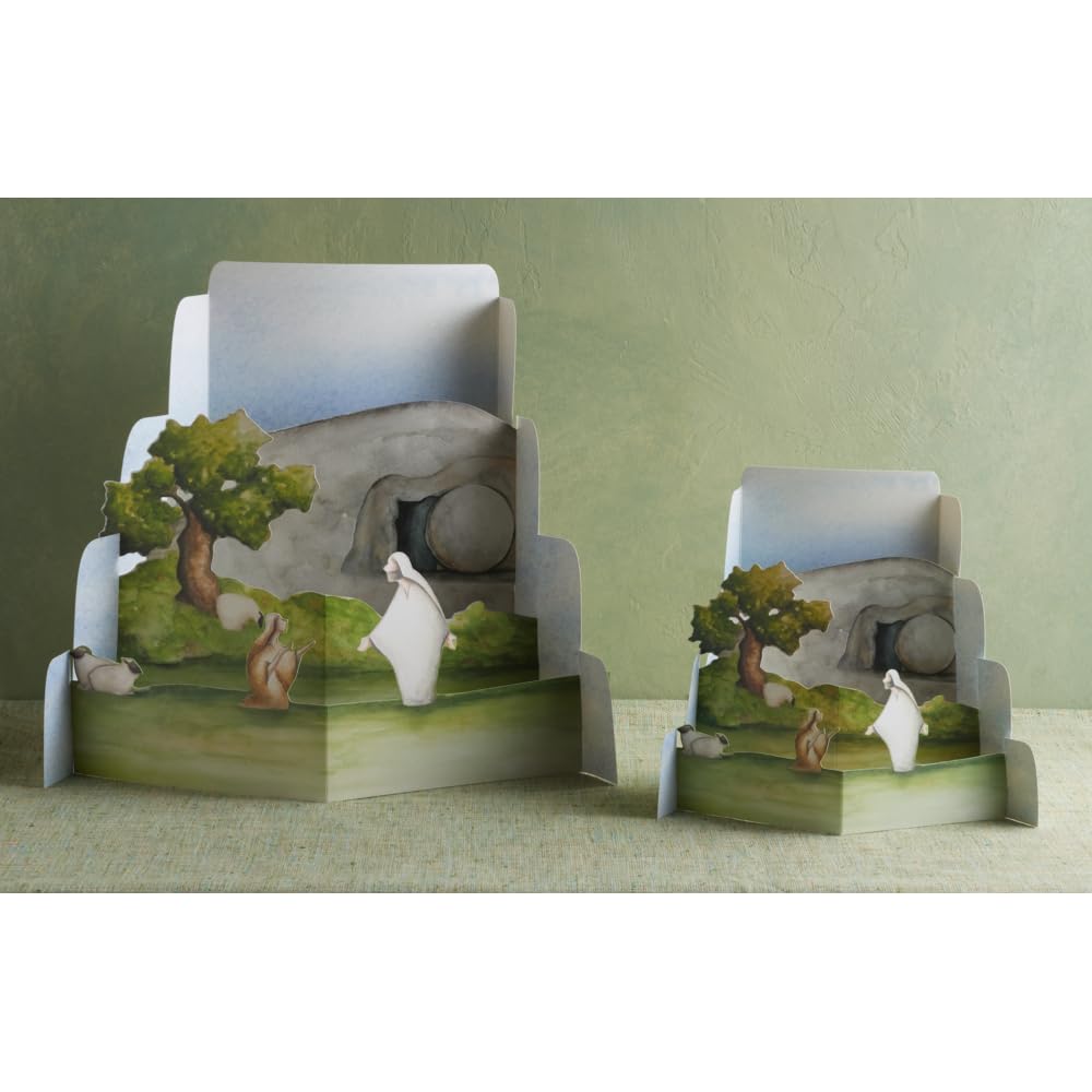 Kate Lee “That I May Know” Easter Resurrection Diorama – Christian Empty Tomb Scene Display, Meaningful Tabletop Home Decor Centerpiece (10" x 9.5" x 7.5", 4-Piece Set) by Deseret Book - Image 3
