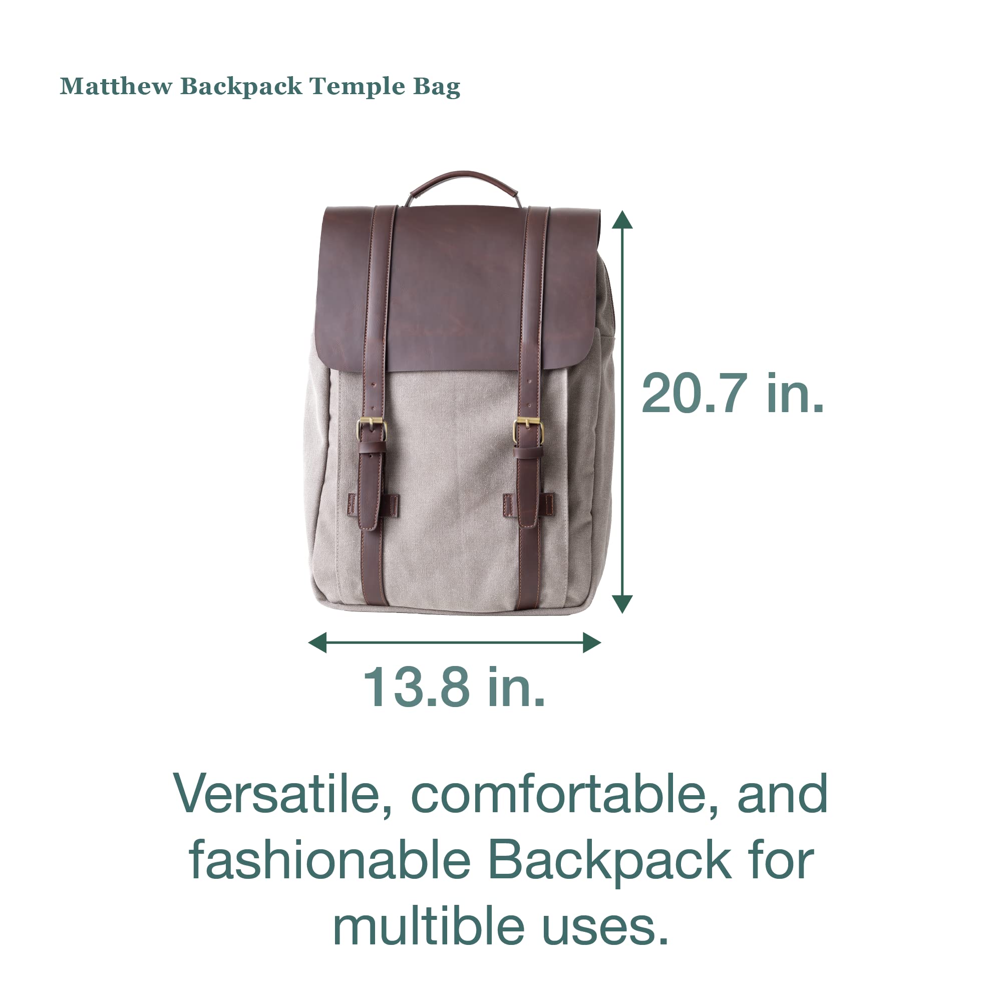 LATTER-DAY LIVING LDS Temple Bag, Matthew Backpack, LDS Gift for Women, Men, Missionary, Elder or Sister - Image 4